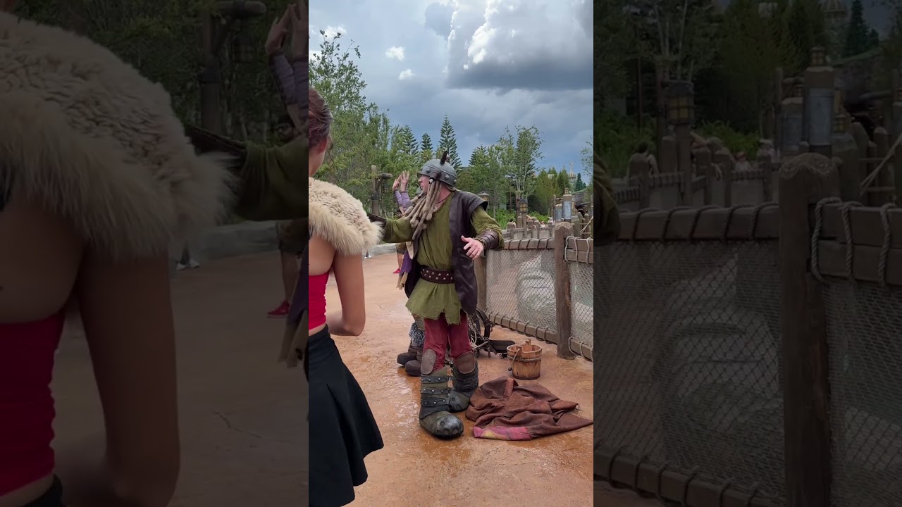 Characters at Epic Universe- How To Train Your Dragon: Isle of Berk