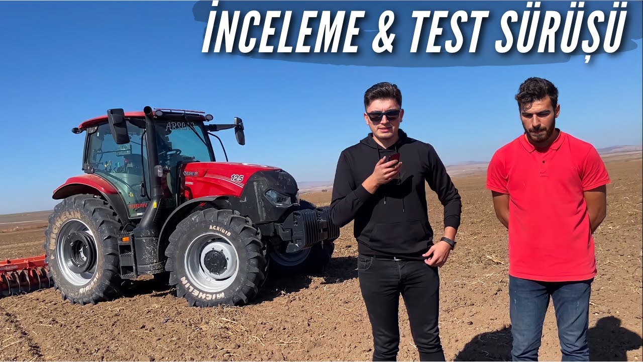 CASE IH MAXXUM 125 İNCELEME & TEST SÜRÜŞÜ | BU TRAKTÖRÜ ÇOK BEĞENDİM