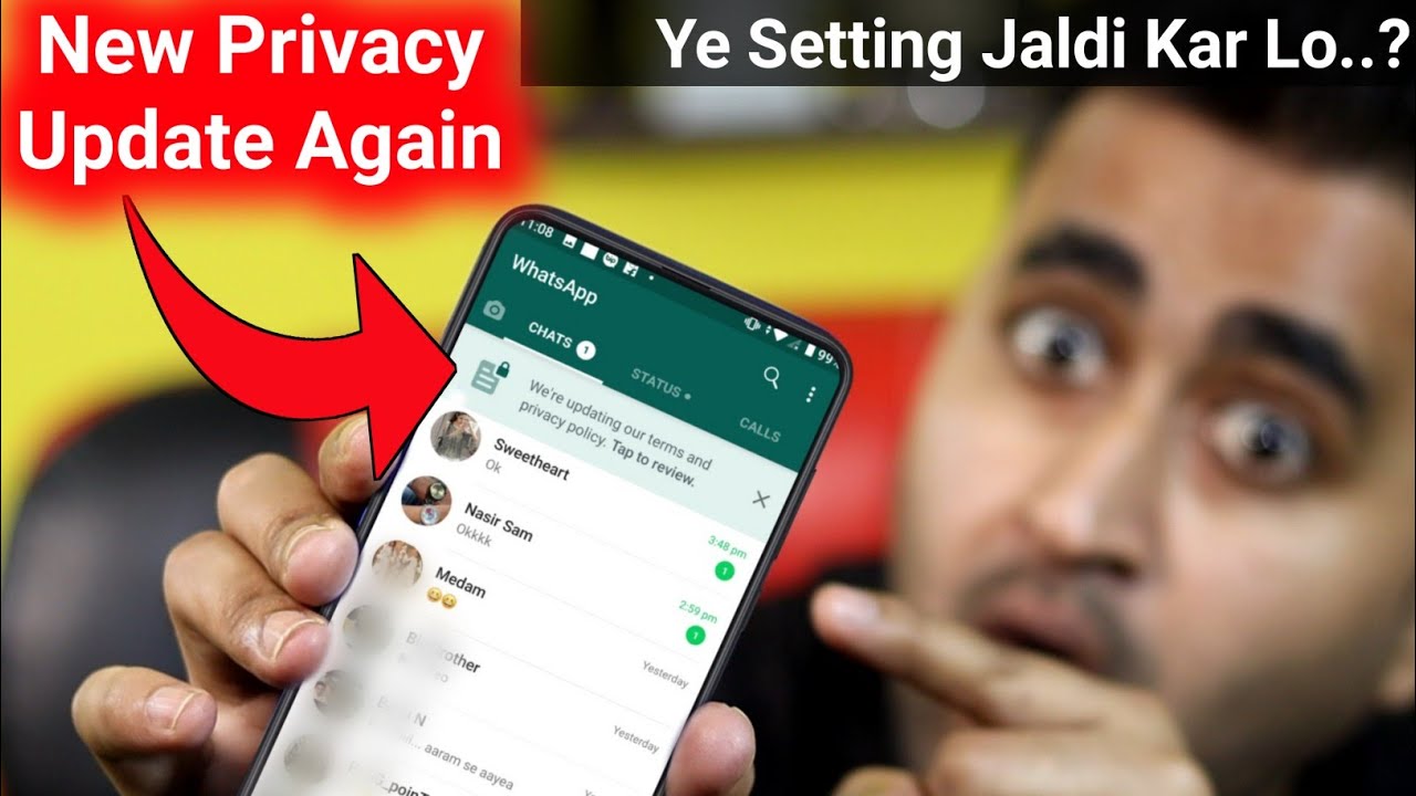 WhatsApp New Privacy Policy Update Again | Change This WhatsApp Setting Immediately | EFA