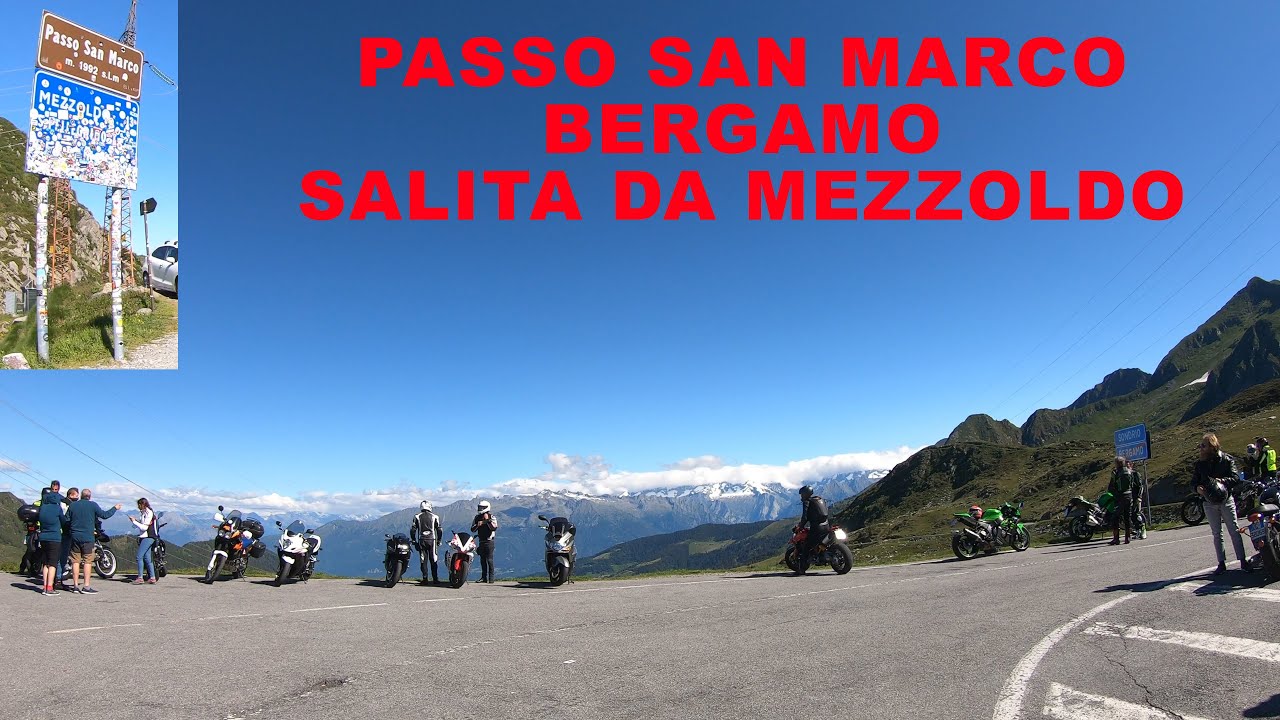GOPRO 4K GUIDANDO VERSO IL PASSO SAN MARCO. SALITA DA MEZZOLDO IN AUTO. POV GUIDATORE