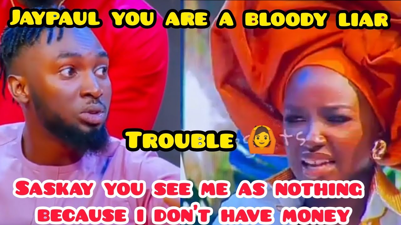 BBNAIJA SYE REUNION DAY10: SASKAY AND JAYPAUL RELATIONSHIP IN THE MUD