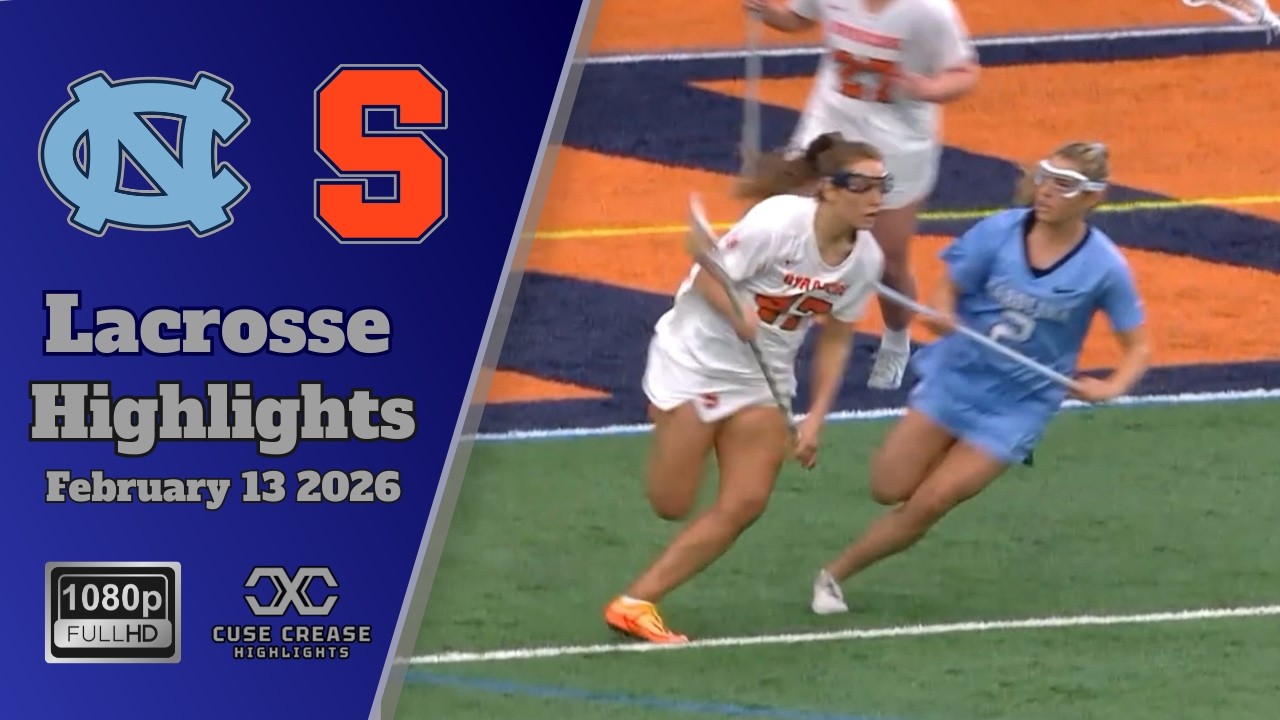 North Carolina vs Syracuse | 2026 Women's Lacrosse Highlights