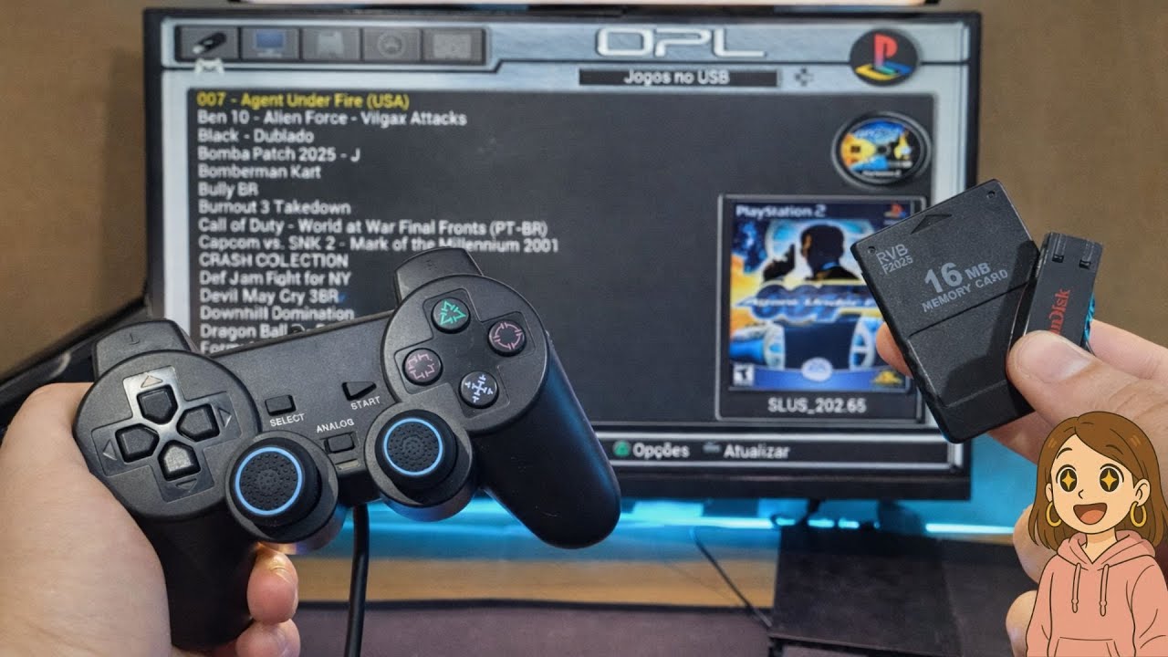 Comprei o MELHOR KIT OPL para o PlayStation 2!!
