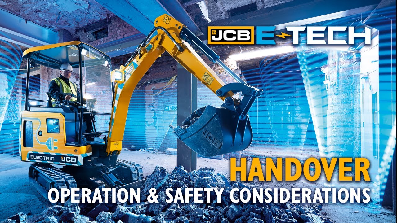 JCB E-TECH 19C-1E Electric Excavator - Operation and Safety Considerations
