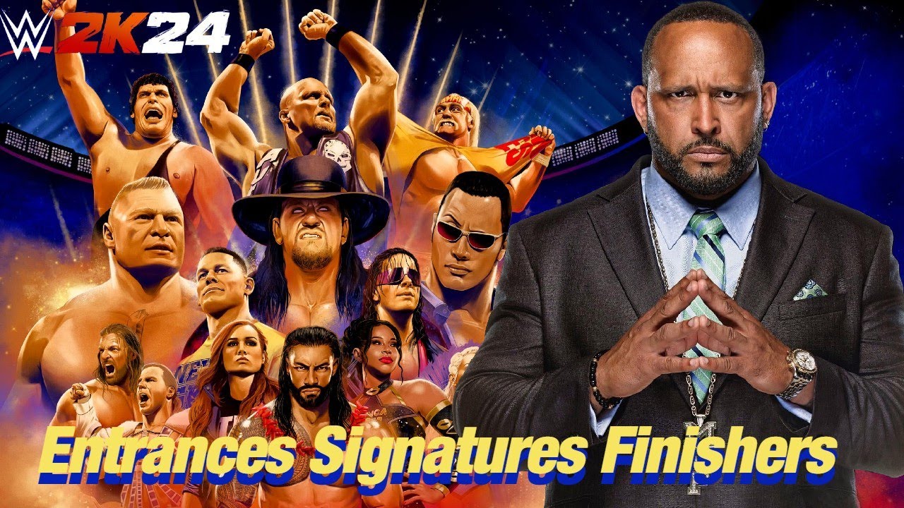 WWE 2K24 Entrances/Signatures/Finishers:  MVP