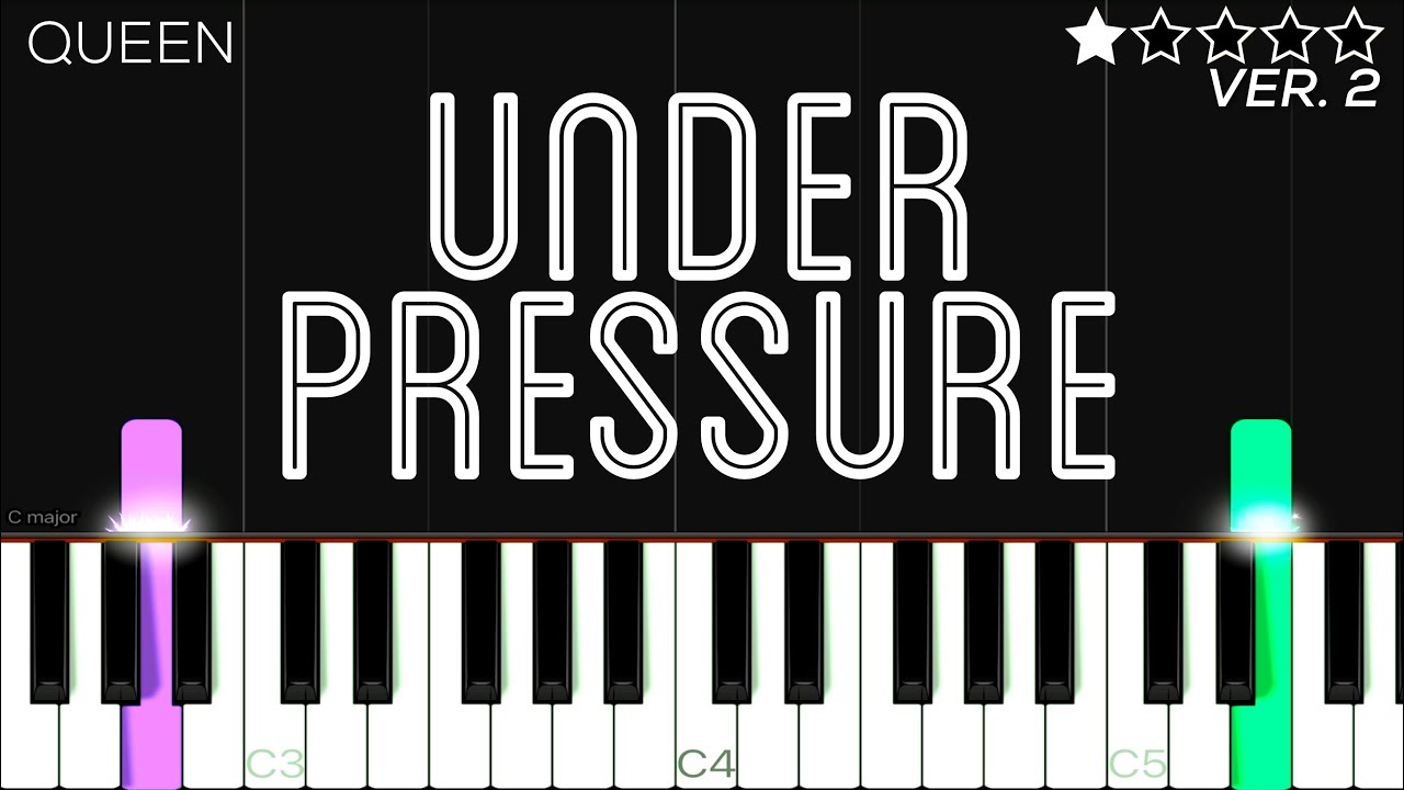 Queen - Under Pressure | EASY Piano Tutorial
