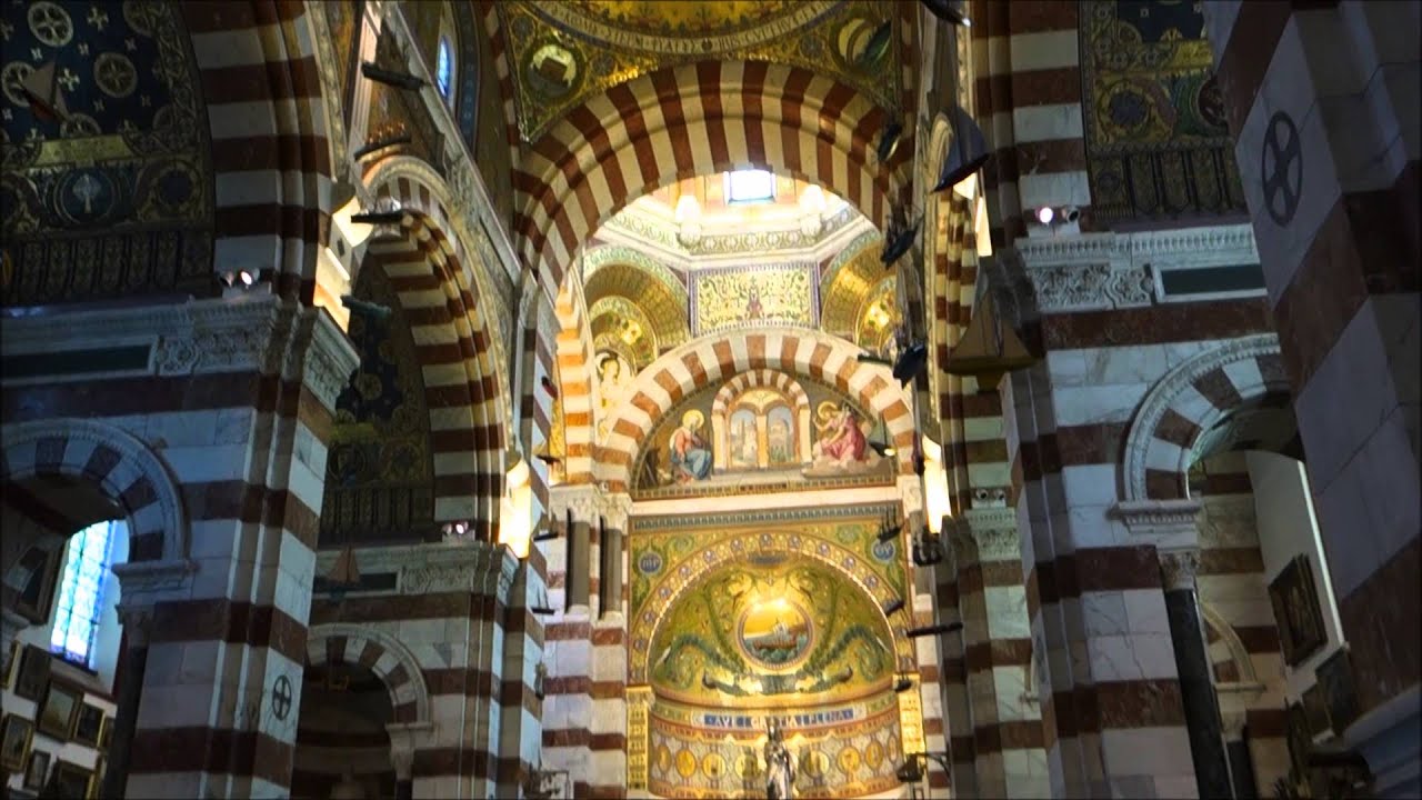 Marseilles Notre Dame de la Garde Views and Inside Cathedral MSC Preziosa