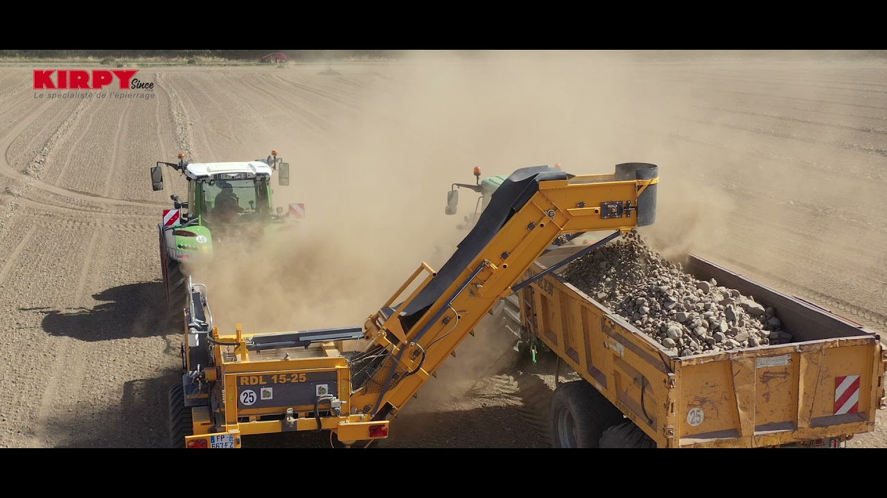 Ramasseuse de pierres KIRPY - RDL 15/25  / Stone picker KIRPY - RDL 15/25