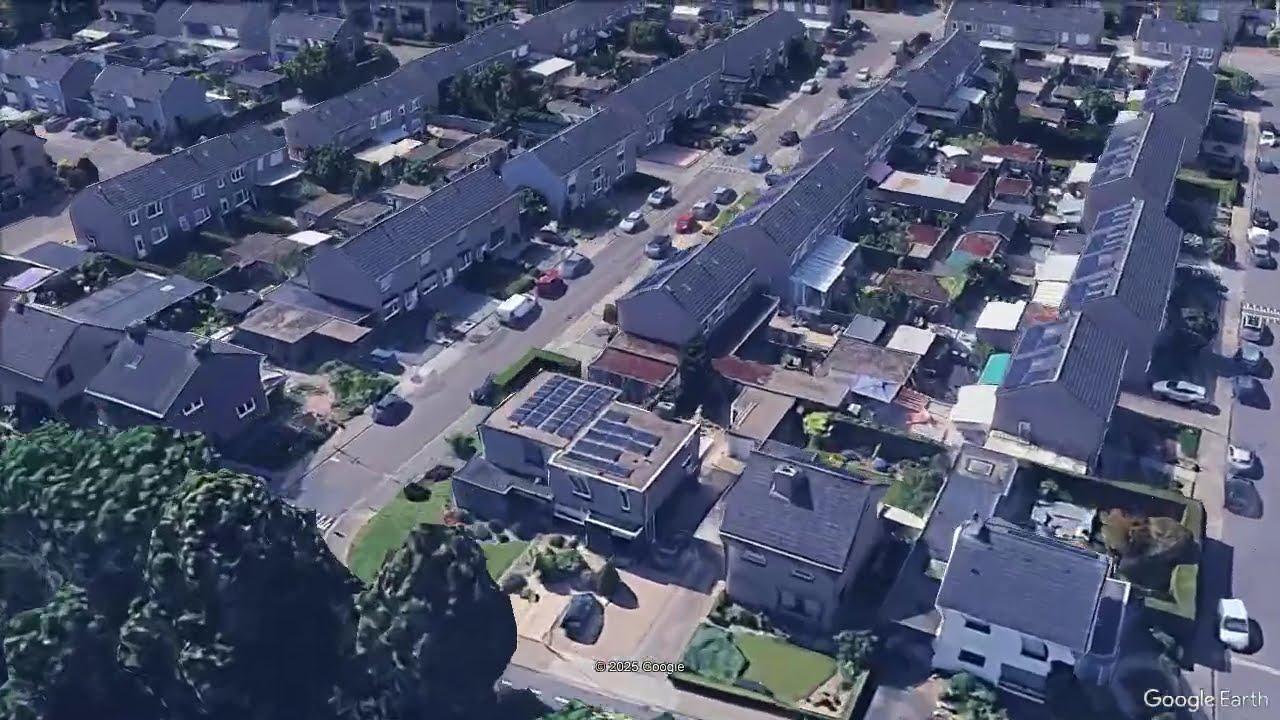 In vogelvlucht over ons  mooie Overhoven