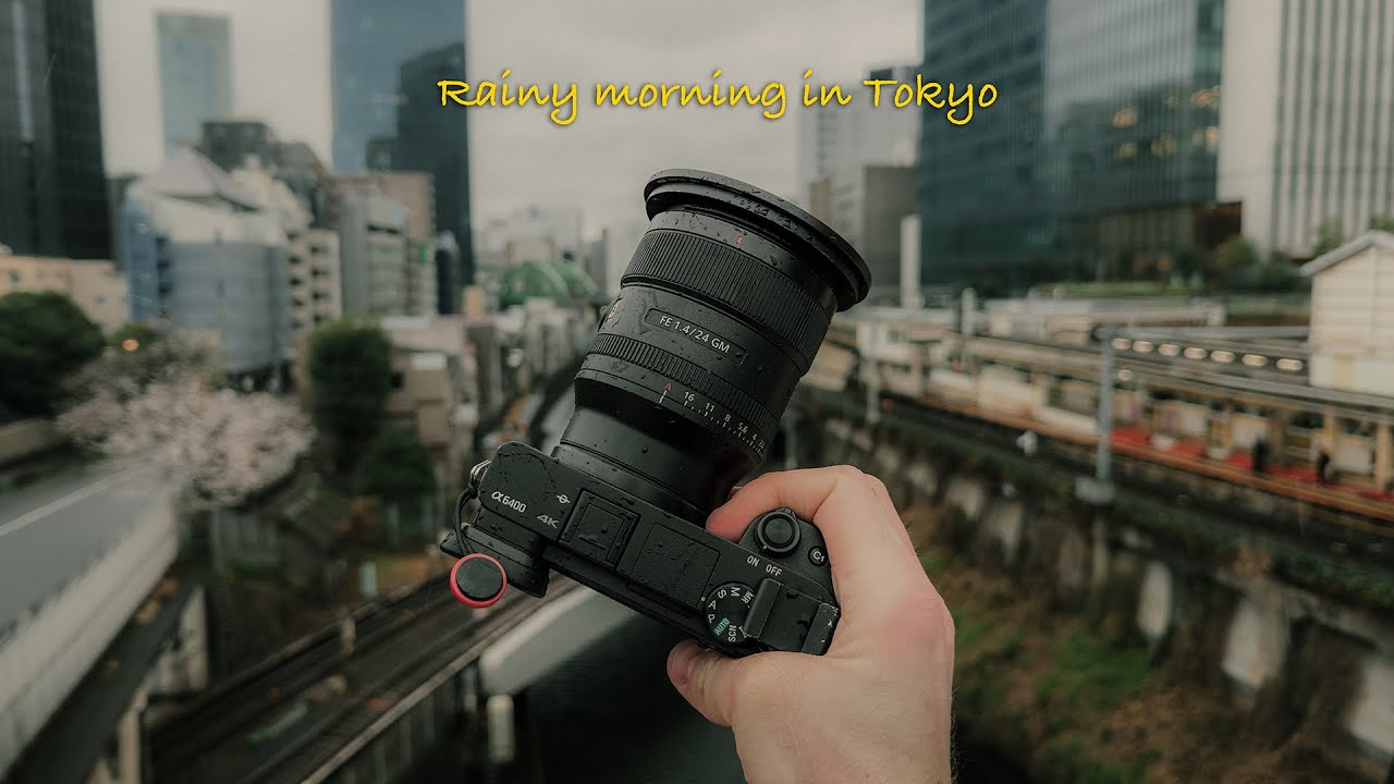 Sony A6400 Calm Tokyo street photography POV in the rain