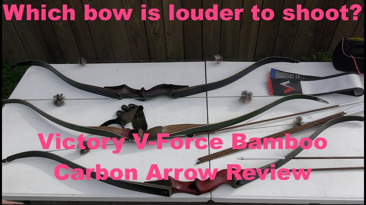 Deerseeker Outdoor vs 59 Kodiak vs Black Hunter -Which is louder? Victory Bamboo Carbon Arrow Review