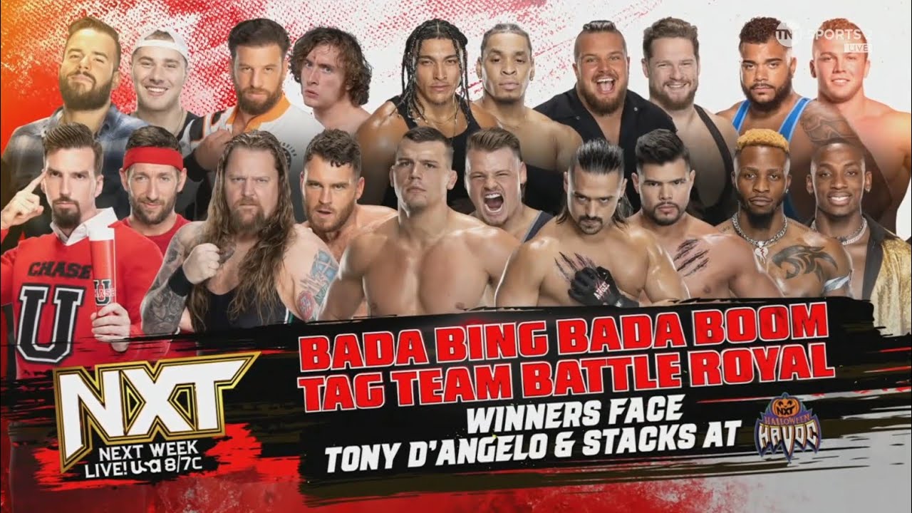FULL MATCH: Bada Bing Bada Boom Tag Team Battle Royal (1/2) | WWE NXT 10/17/23
