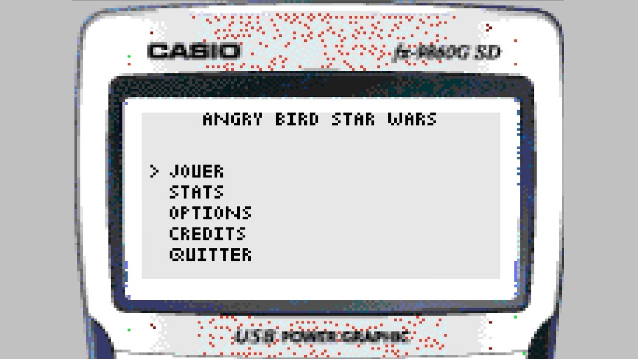 Angry Birds Star Wars (2014) version 3 by Theprog — Casio Graph 100 — Gameplay