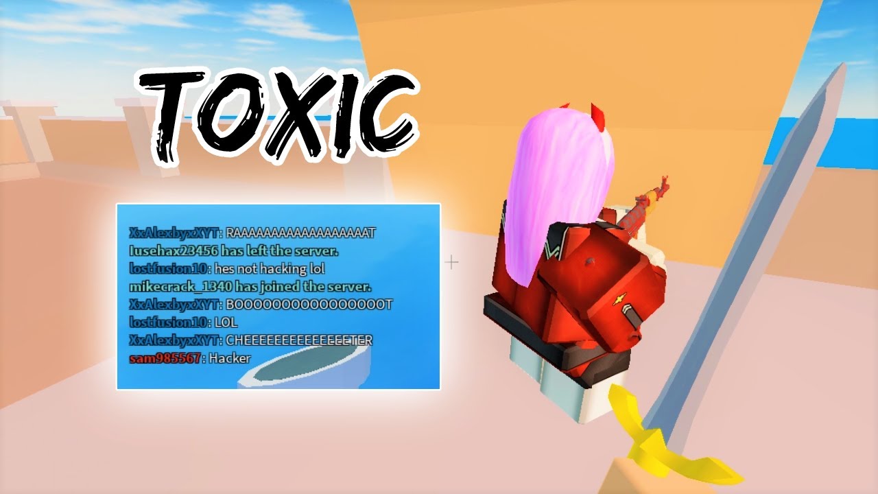 Toxic Player Called Me RAT! (Arsenal Roblox)
