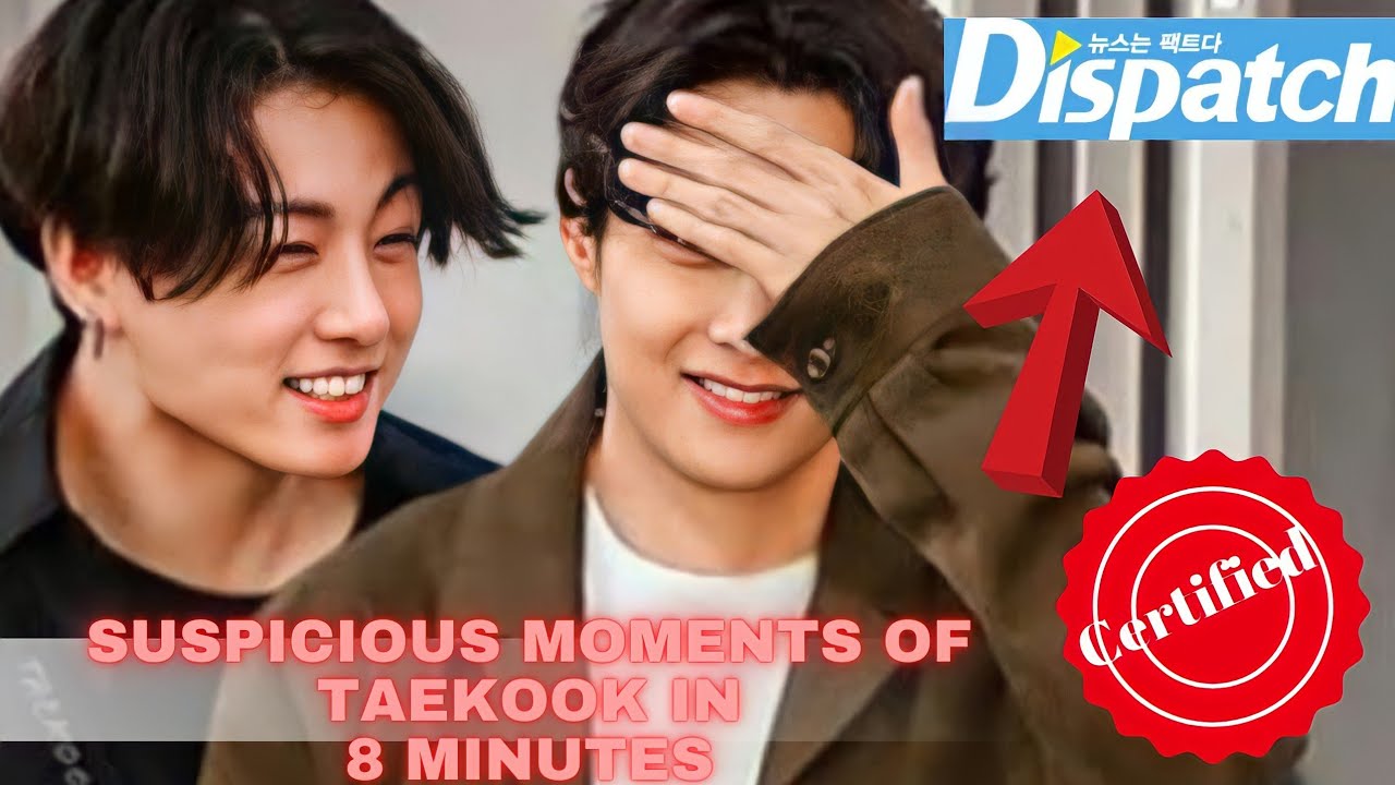 SUSPICIOUS MOMENTS OF TAEKOOK IN 8 MINUTES
