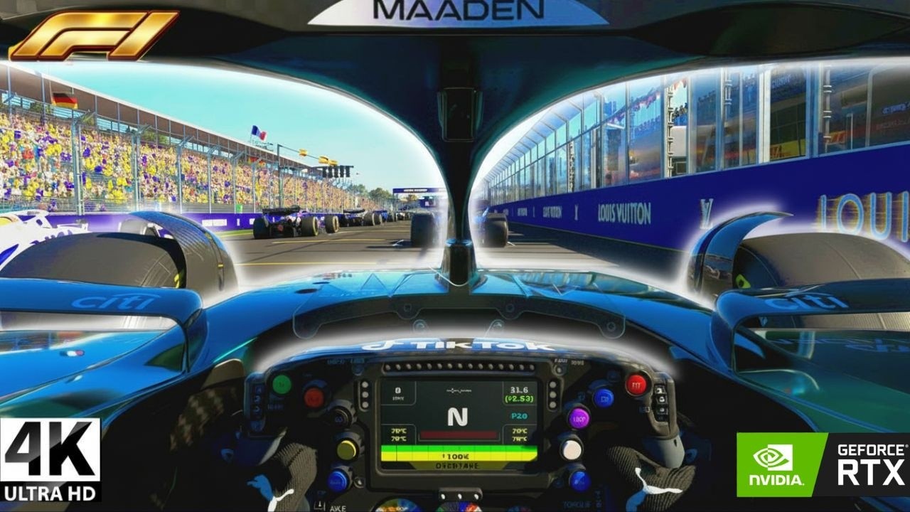 F1 26 Australian GP 🇦🇺 Cockpit View | Alpine A526 Start Grid Battle! | 50% Race 4K RTX