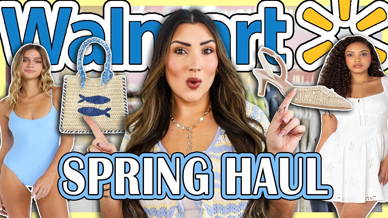 *UNBELIEVABLE* WALMART SPRING FASHION 🌸😍 sundresses, swimwear, jeans, sandals & MORE! #walmarthaul