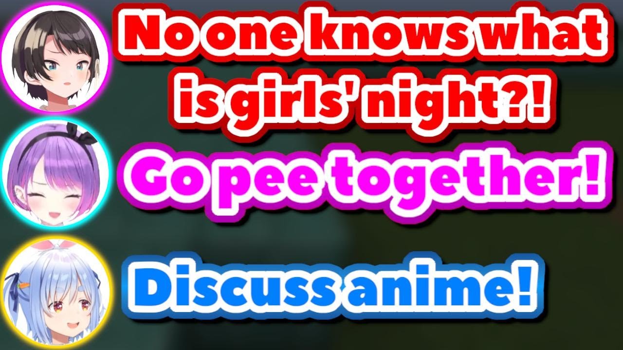 5 Idols Discuss What They Think They Do in Girls' Nights【ENG Sub / Hololive】