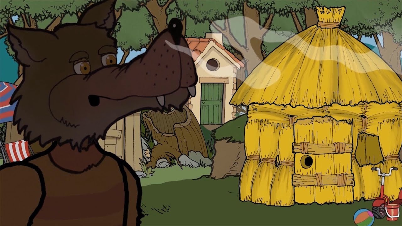 3 CUENTOS: Tres Cerditos, Caperucita Roja y los Siete Cabritillos LOBO FEROZ