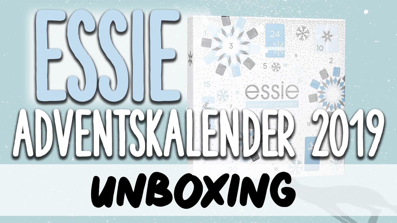 Essie Adventskalender 2019 Inhalt UNBOXING + Gewinnspiel