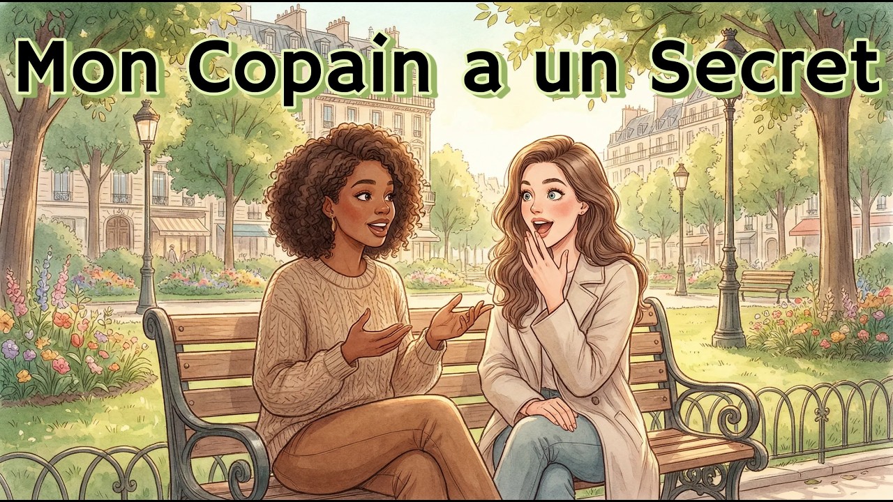 🎬 French Conversations A1-A2 🇫🇷 – Talking About her Boyfriend | Easy French for Beginners