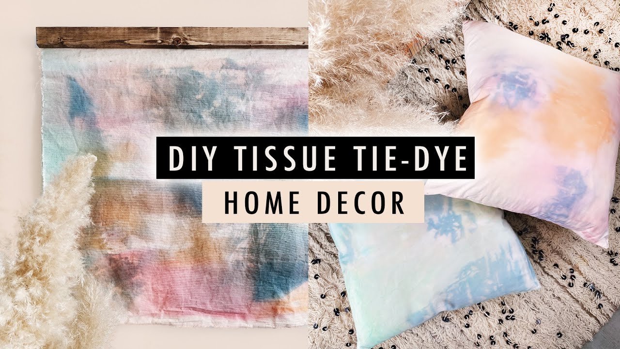 DIY TISSUE TIE-DYE DECOR You Have To Try | XO, MaCenna