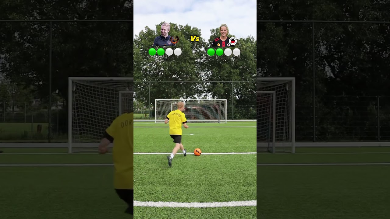 Wait for those last shots of Dana 🤯 #fyp #football #findthegap #gerkicks #1v1