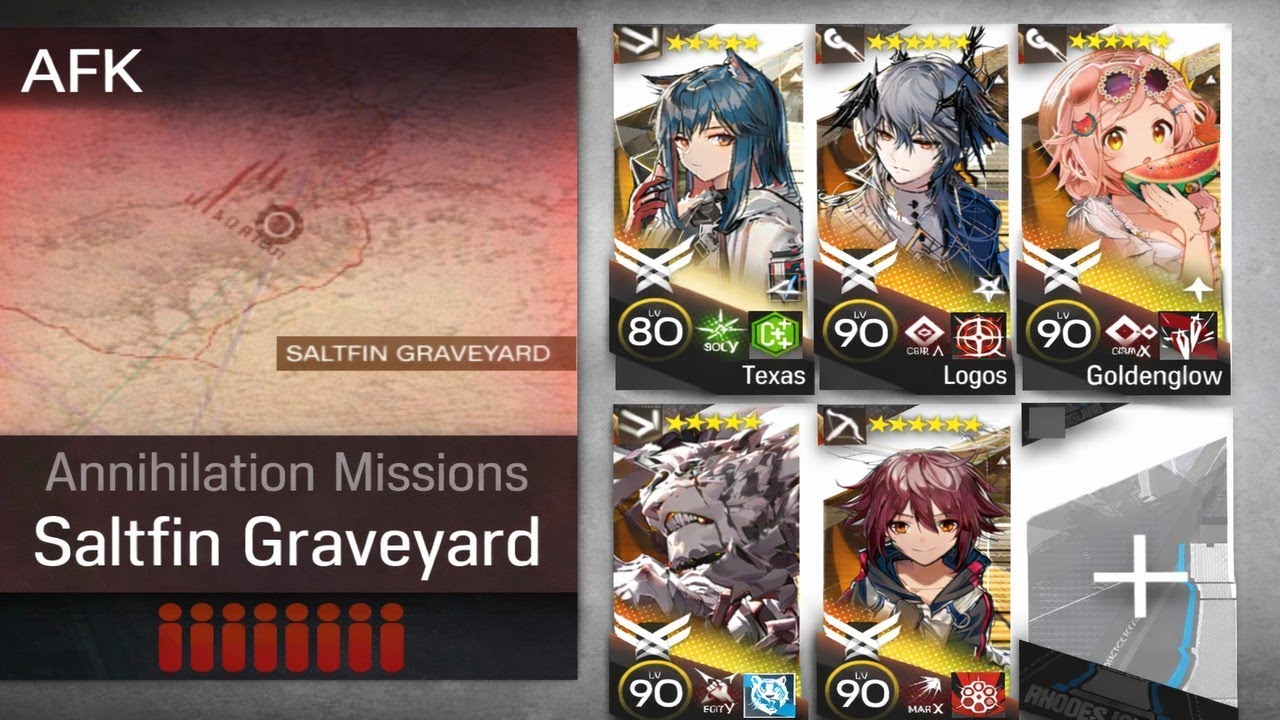 Arknights | Annihilation 32 -Saltfin Graveyard | Afk