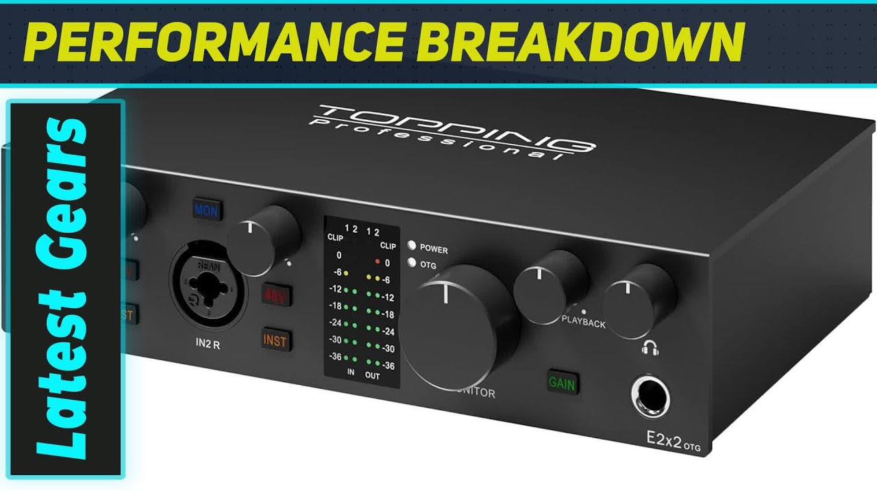 TOPPING E2x2 OTG USB Audio Interface: Unboxing and First Impressions