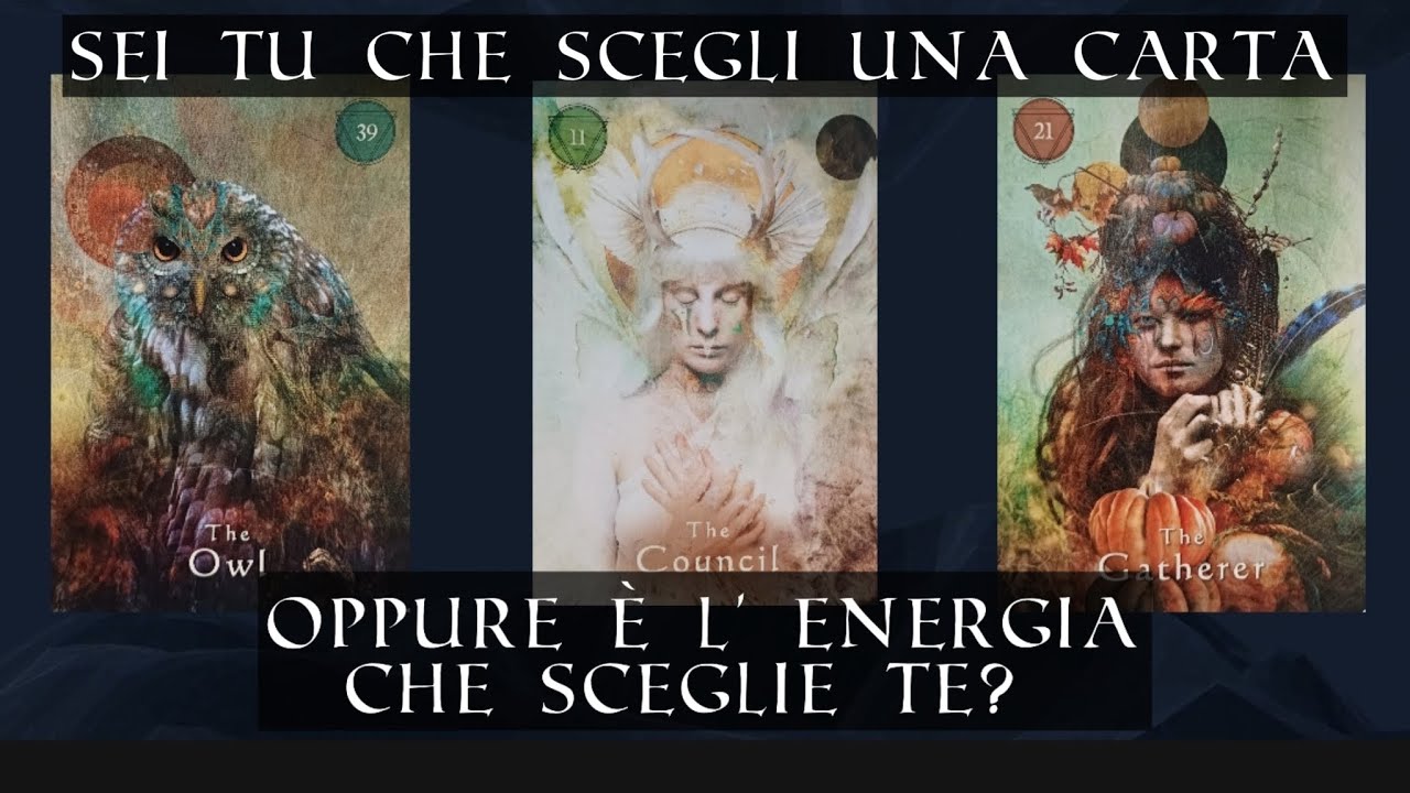 Energia che comunica con te, scegli una carta