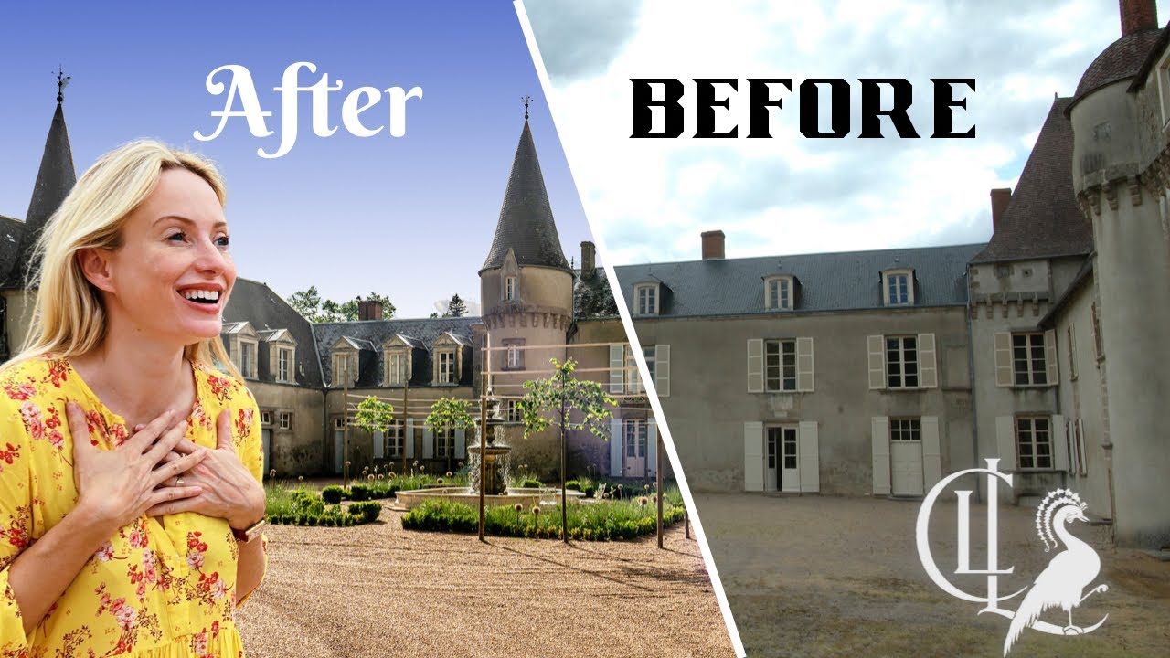 16 YEARS IN 16 MINUTES - The RENOVATION of our CHATEAU COURTYARD