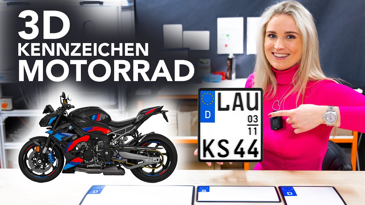 3D Motorradkennzeichen - Herstellung, Merkmale & Besonderheiten vom 3D Kennzeichen für das Motorrad