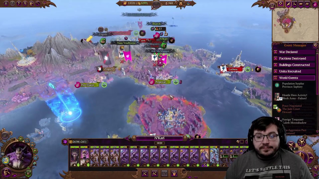 Total War Warhammer III | Slaanesh Legendary (Day 3)