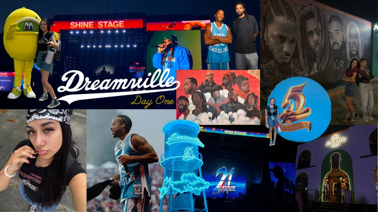 Dreamville Fest 2025 Vlog Day 1 🌞 | 21 Savage, Lil Wayne, PARTYNEXTDOOR & More! 🎤✨🎶