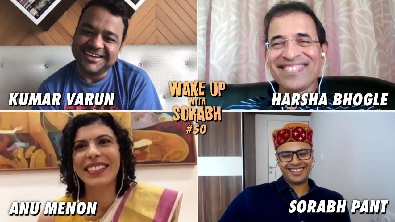HARSHA BHOGLE IS HERE!! w. Anu Menon & KV | Wake Up With Sorabh
