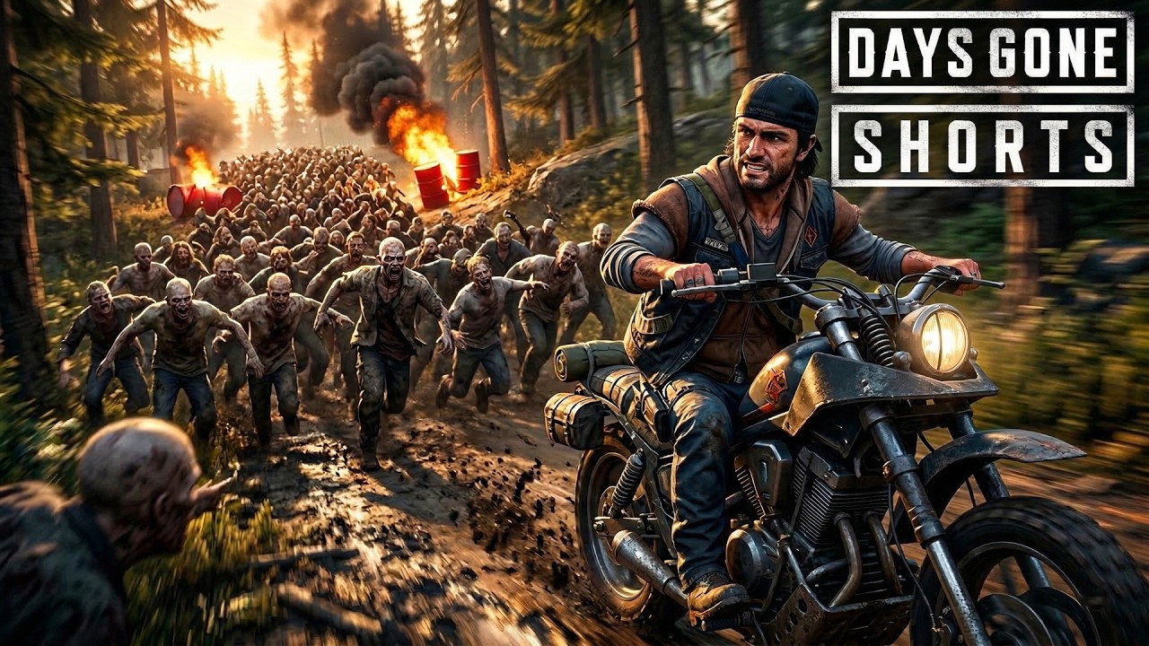 Беспечный Байкер в Days Gone Remastered, Стрим Shorts