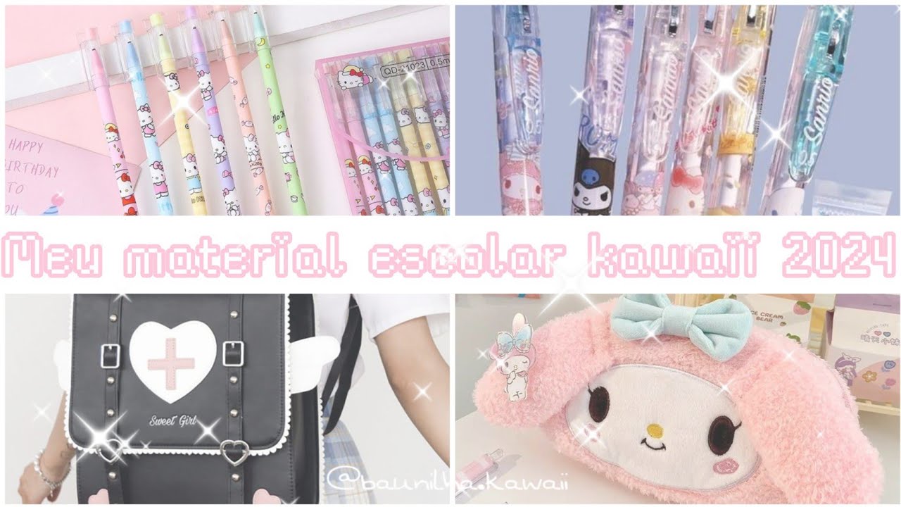 🍭 ֶָ֢ʾʾ Meu material escolar 2024