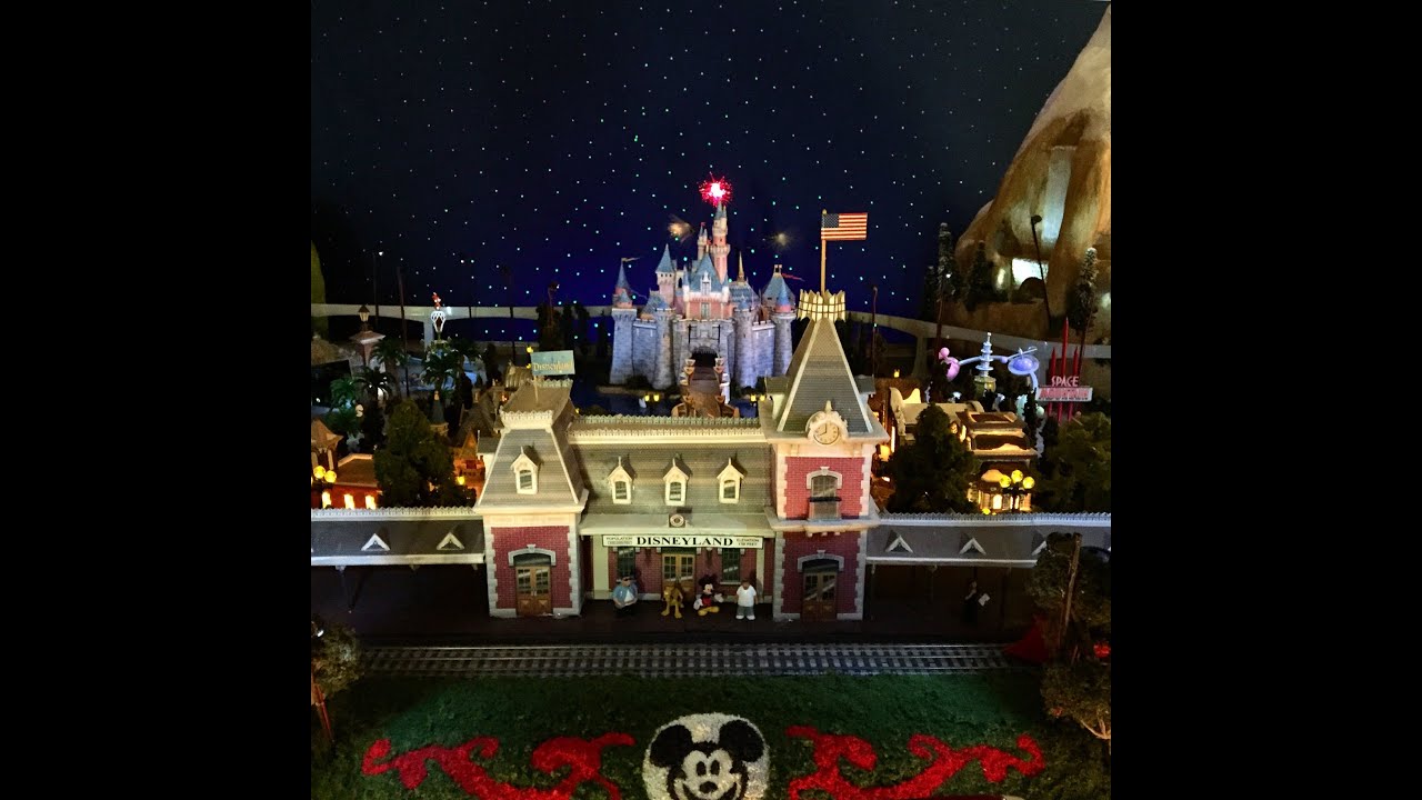 Miniature Animatronic Disneyland Layout
