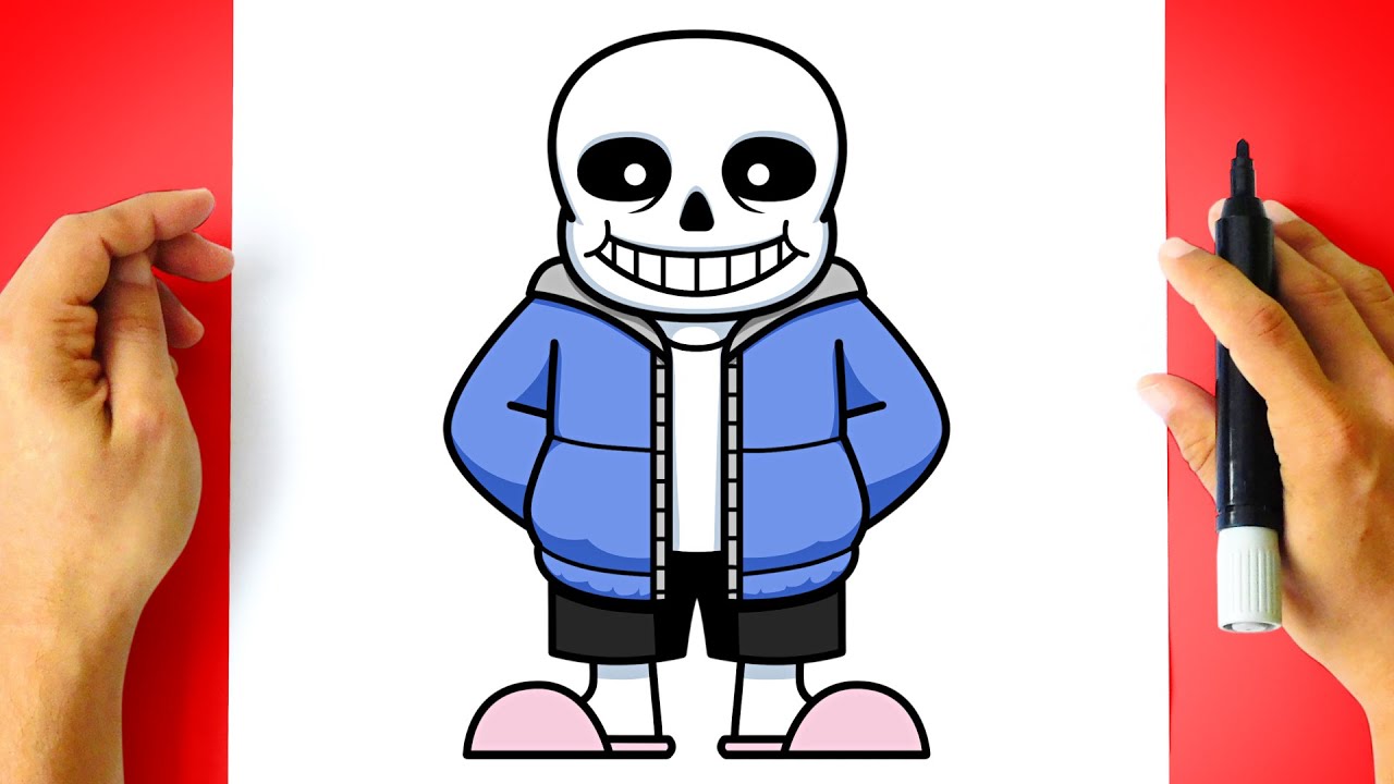 How to DRAW SANS - Undertale