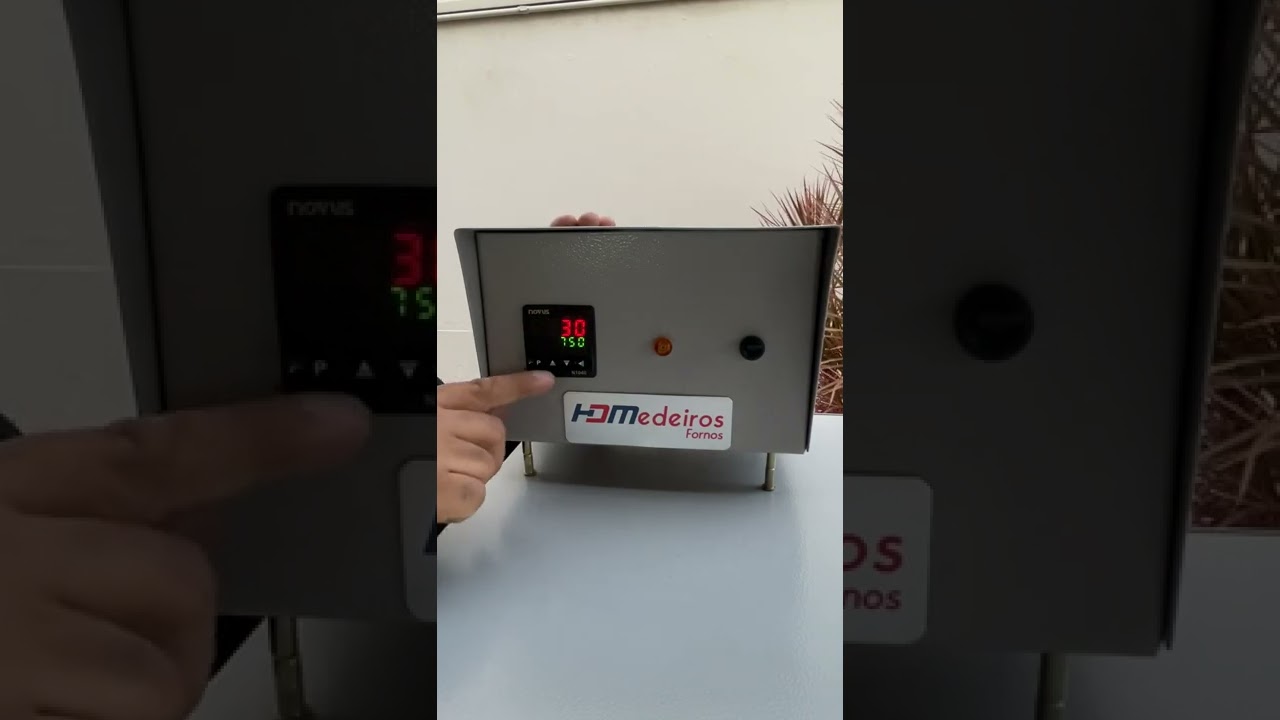 Configuração da rampa de aquecimento e patamar, fornos Hd Medeiros!!!