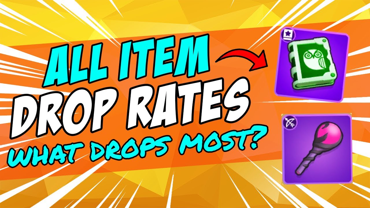 ARCHERO: ALL ITEM DROP RATES | Farming Guide | How Often Do Certain Items Drop?