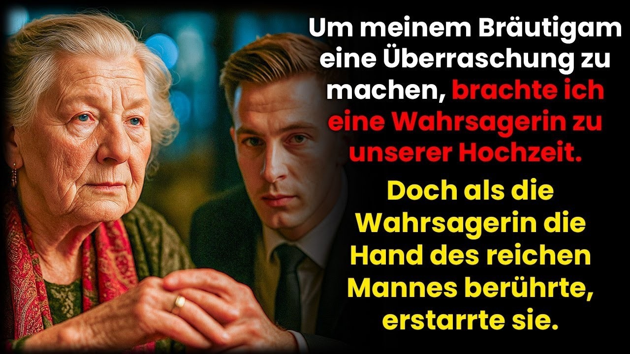 Ich brachte zur Hochzeit eine Wahrsagerin – doch als sie seine Hand nahm, erstarrte sie!