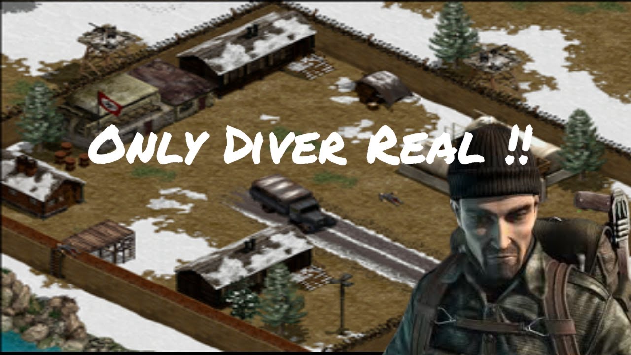 Commandos: Behind Enemy Lines - Mission 2 - Only Diver REAL!