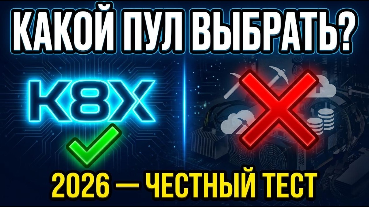 ОБЗОР K8X | СТАБИЛЬНЫЙ ПУЛ ДЛЯ МАЙНИНГА БЕЗ ПРОБЛЕМ И БЛОКИРОВОК