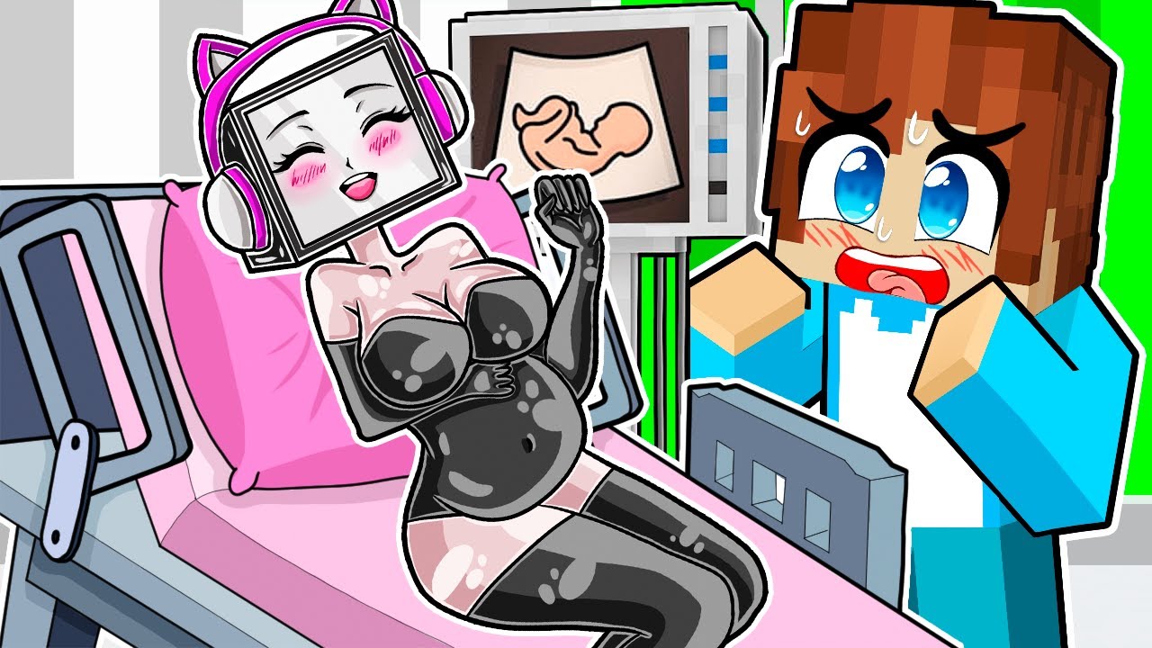 КОШКА ТВ ВУМЕН СТАЛА МАМОЙ В МАЙНКРАФТ! КРАСЯ CAT TV WOMAN MINECRAFT