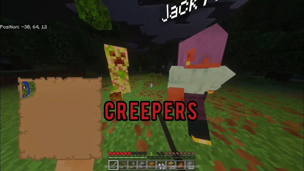 Minecraft but it's mostly creepers and dying a lot