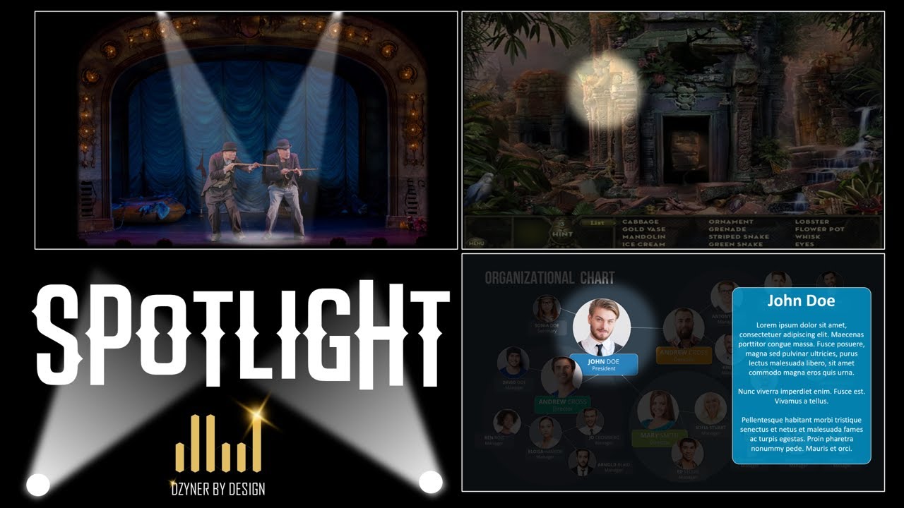 Top Trending 4 Spot Light effects in PowerPoint