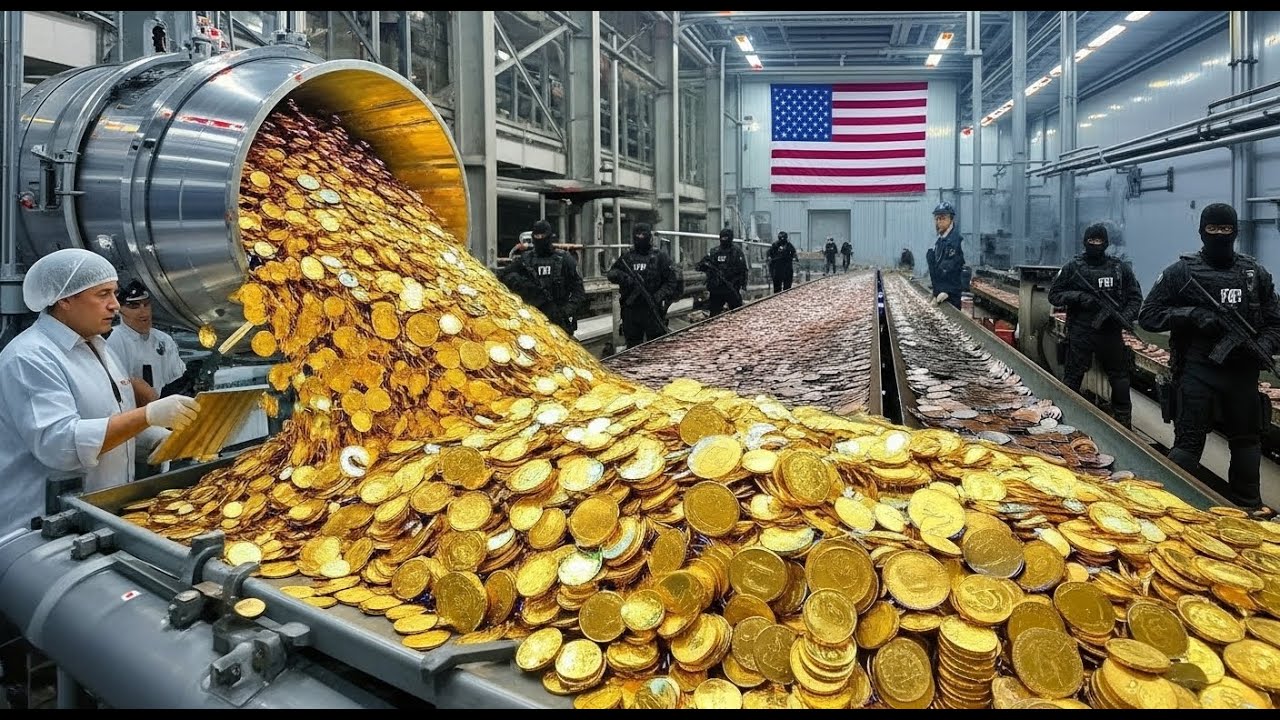 Inside the Secret Factory Minting $1,000,000,000 Every Year! 💰
