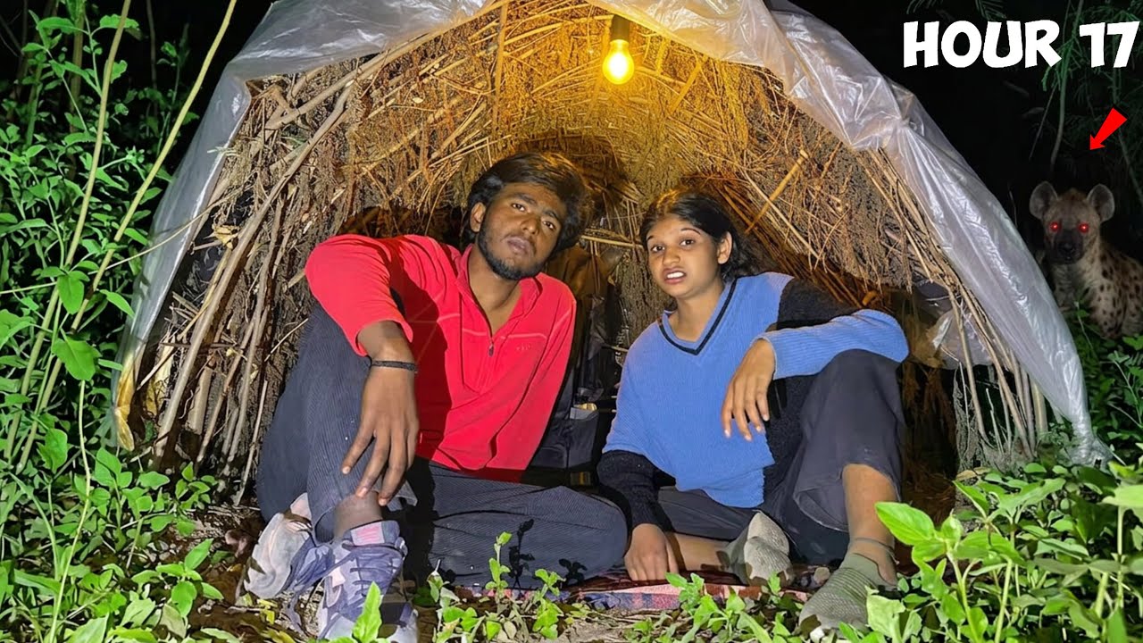 Night Camping In Jungle on cozy shelter || Rain Forest Camping || Jungle Camping || Cooking Cam ? 