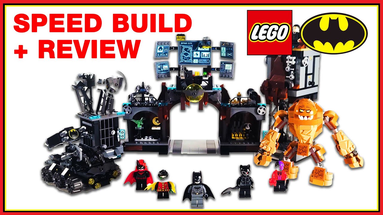 LEGO BATMAN Batcave Clayface Invasion 76122 Speed Build Review